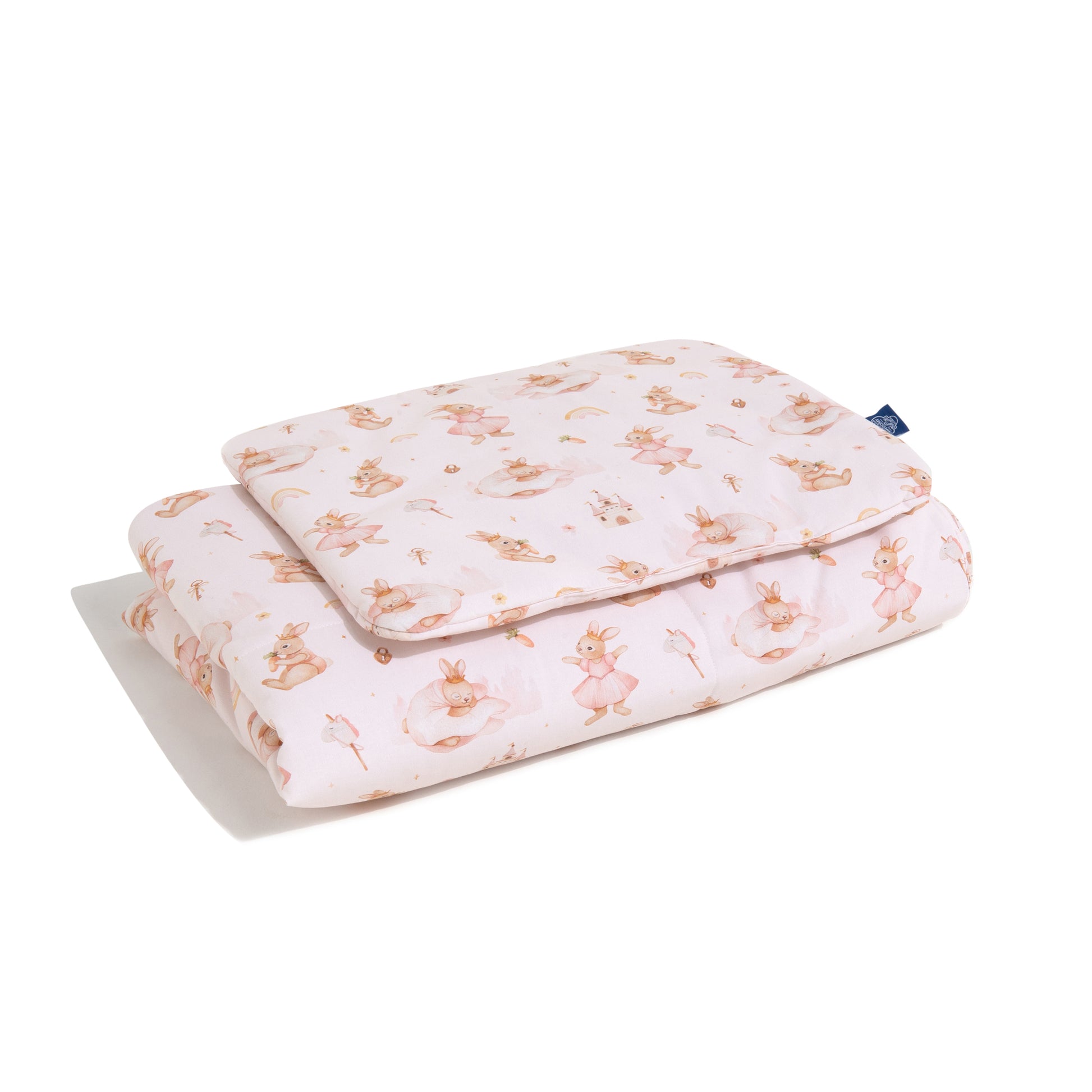 Ready-to-sleep Bunny Land bedding, pillow size 75x45 cm, duvet size 110x140 cm